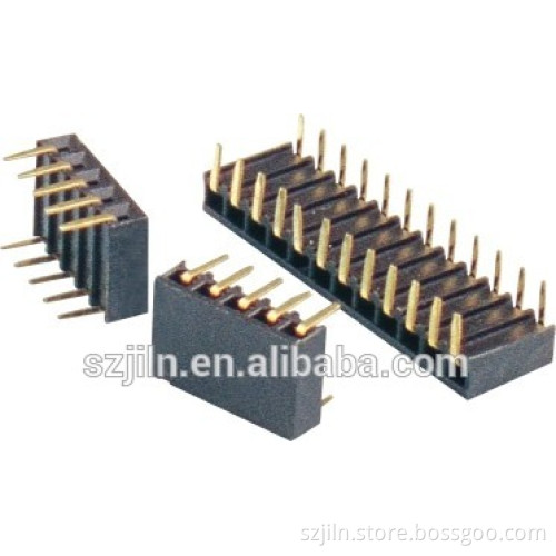 on sale single row right angle 2.54mm female header